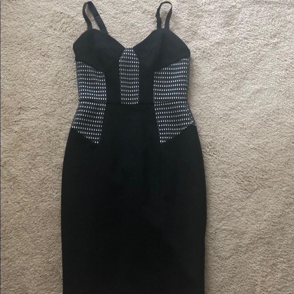MILLY Couture Mesh Bustier Dress
